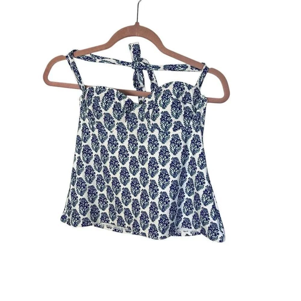 Vineyard Vines Womens Small Shell Flour Tankini Top NEW